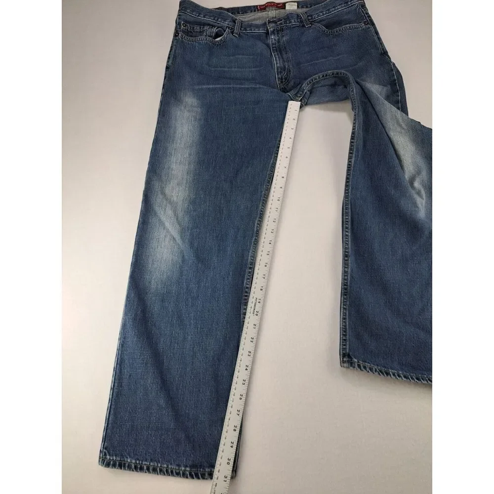 Vintage Levis 529 Low Rise Straight Leg‎ 38x32 ACT 39 Jeans 2002 Y2K Made in USA